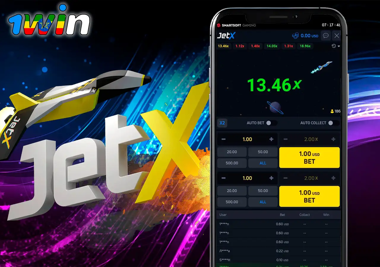 Space slot 1Win JetX with nice wins