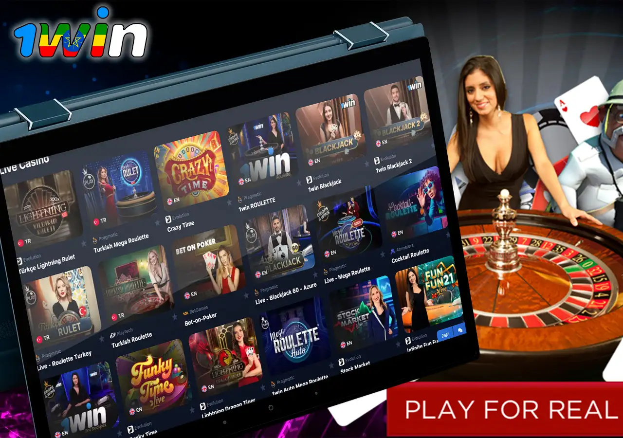 Live casino games with live presenters to keep you entertained